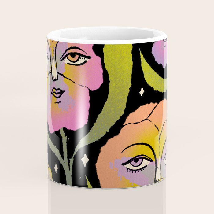 Night Pansy Coffee Mug Gallery Image 4