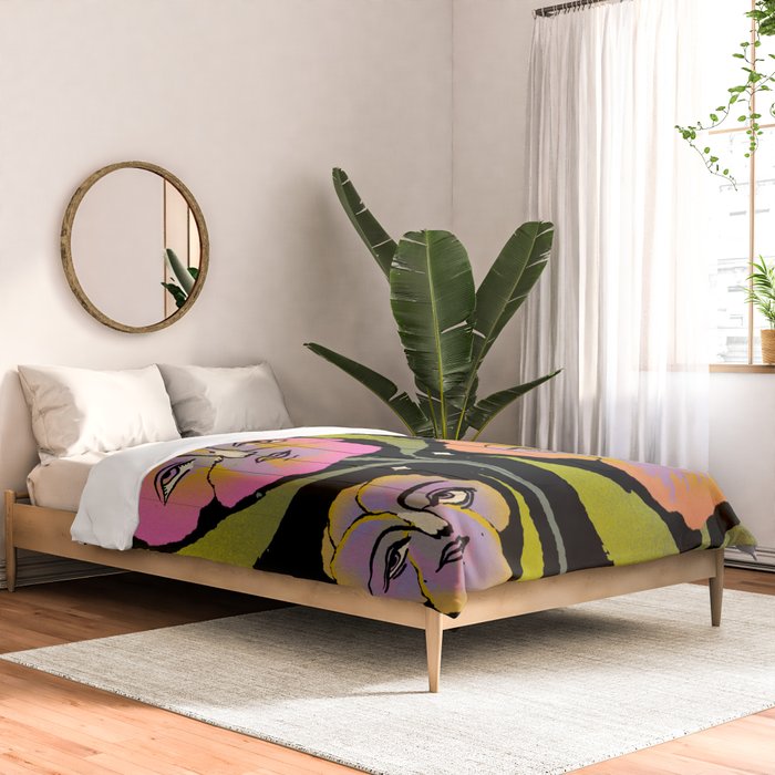 Night Pansy Comforter Gallery Image 2