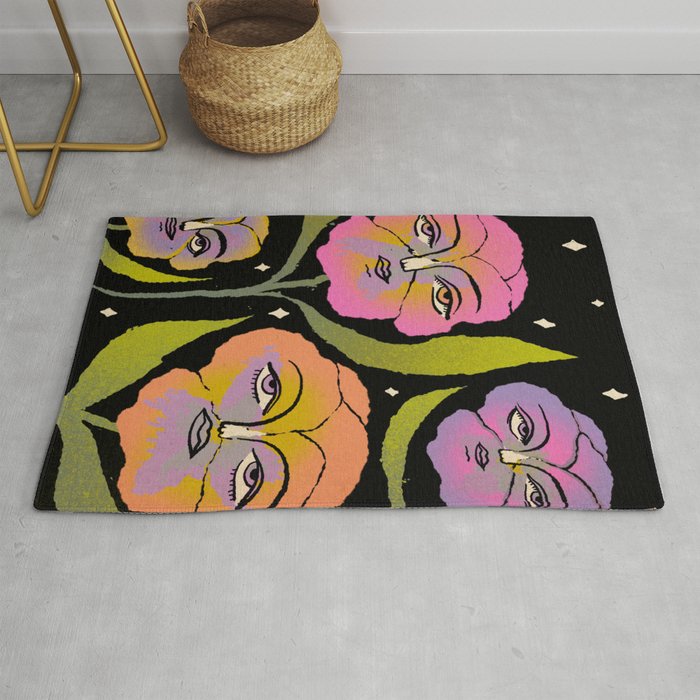 Night Pansy Rug Gallery Image 1