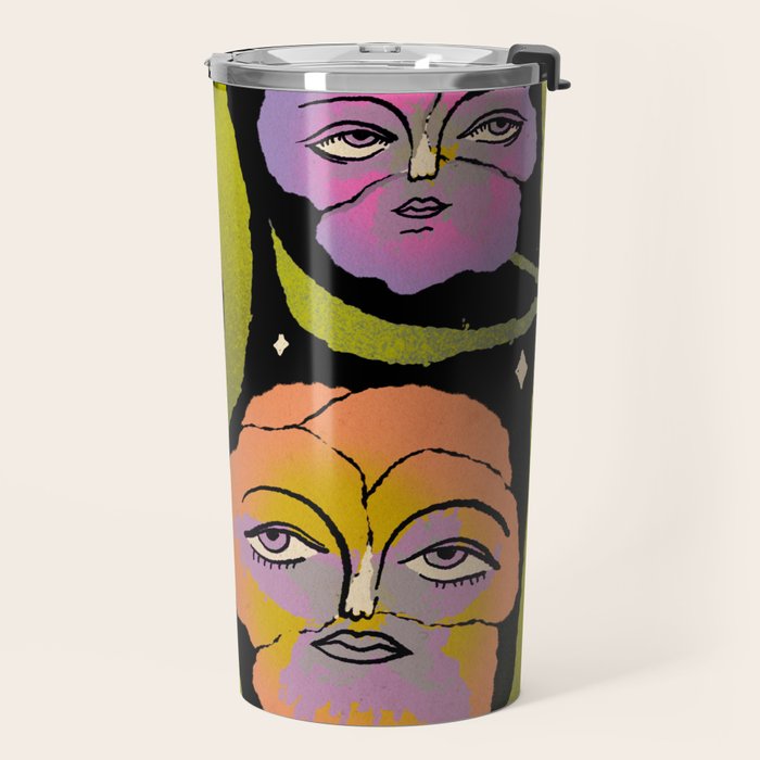 Night Pansy Travel Mug Gallery Image 2