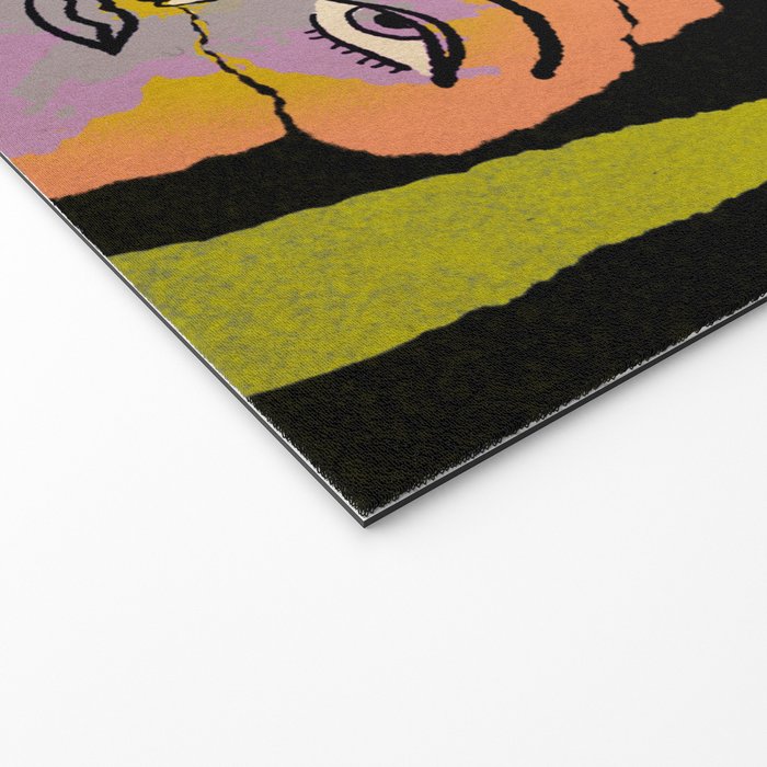 Night Pansy Welcome Mat Gallery Image 2