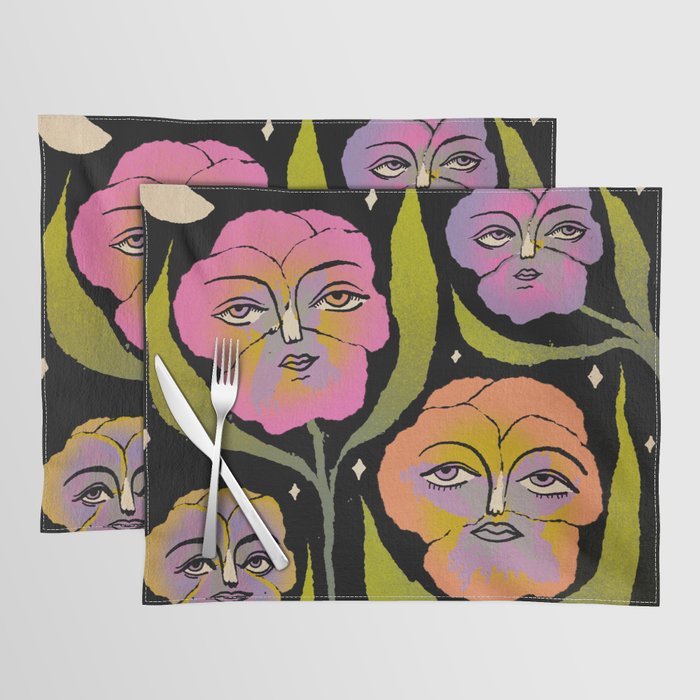 Night Pansy Placemat Gallery Image 1