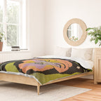 Night Pansy Duvet Cover Gallery Image 2