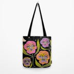Night Pansy Tote Bag Gallery Image 2