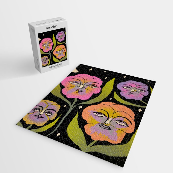 Night Pansy Jigsaw Puzzle Gallery Image 2