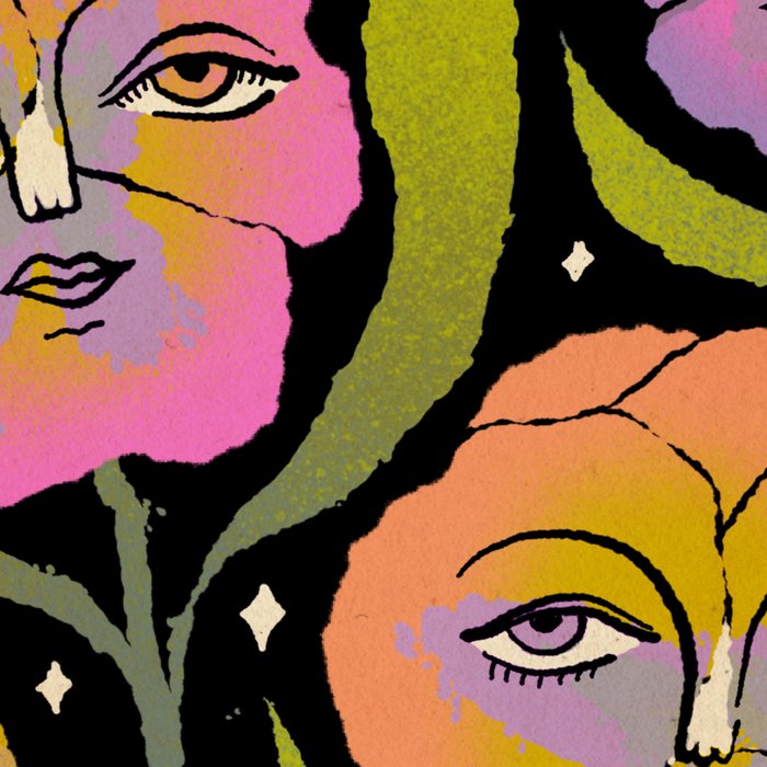 Night Pansy Coffee Mug Gallery Image 2