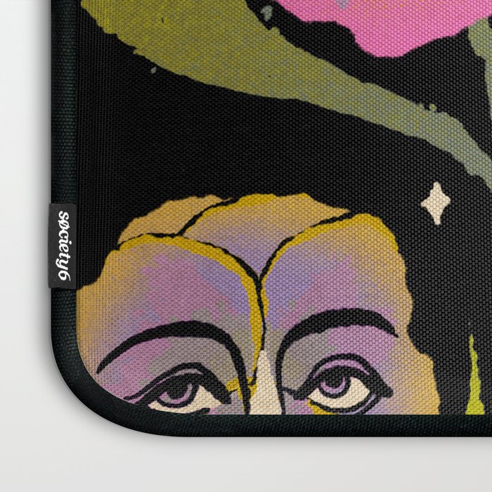 Night Pansy Laptop Sleeve Gallery Image 3
