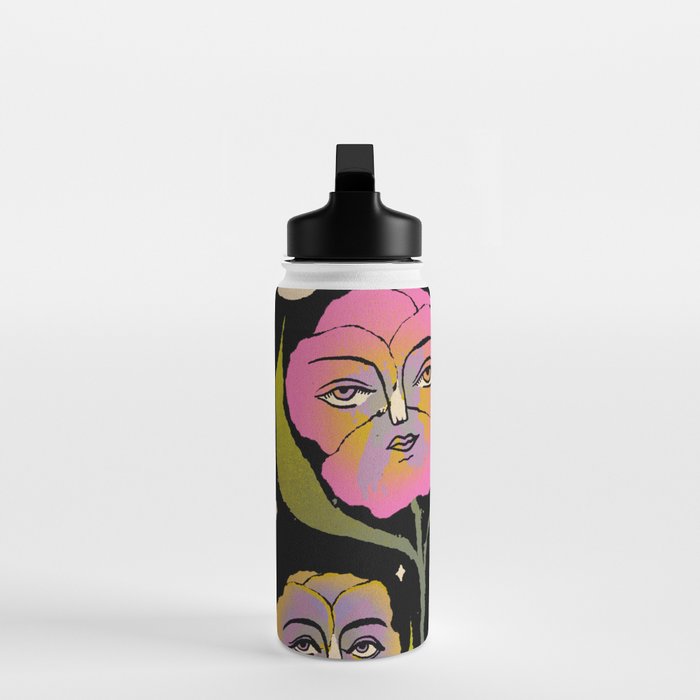 Night Pansy Water Bottle Gallery Image 3