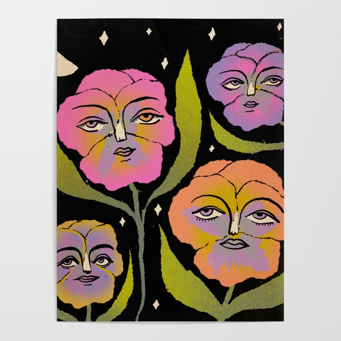 Night Pansy Poster Gallery Image 4