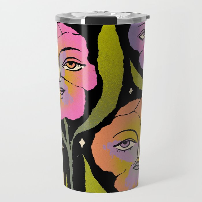Night Pansy Travel Mug Gallery Image 1
