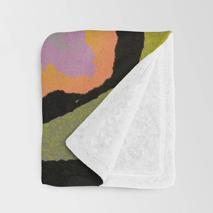 Night Pansy Throw Blanket Gallery Image 3