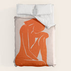 Nude II: Torch Orange Edition Comforter Gallery Image 6
