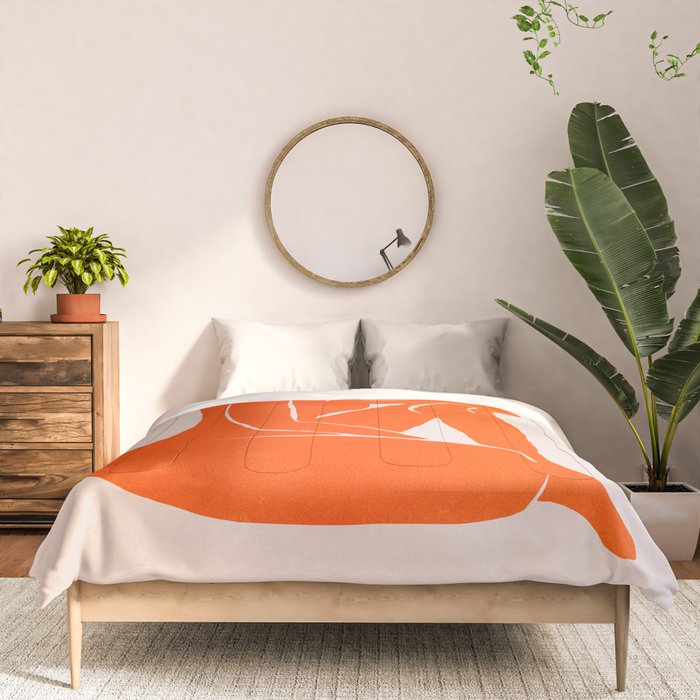 Nude II: Torch Orange Edition Comforter Gallery Image 3