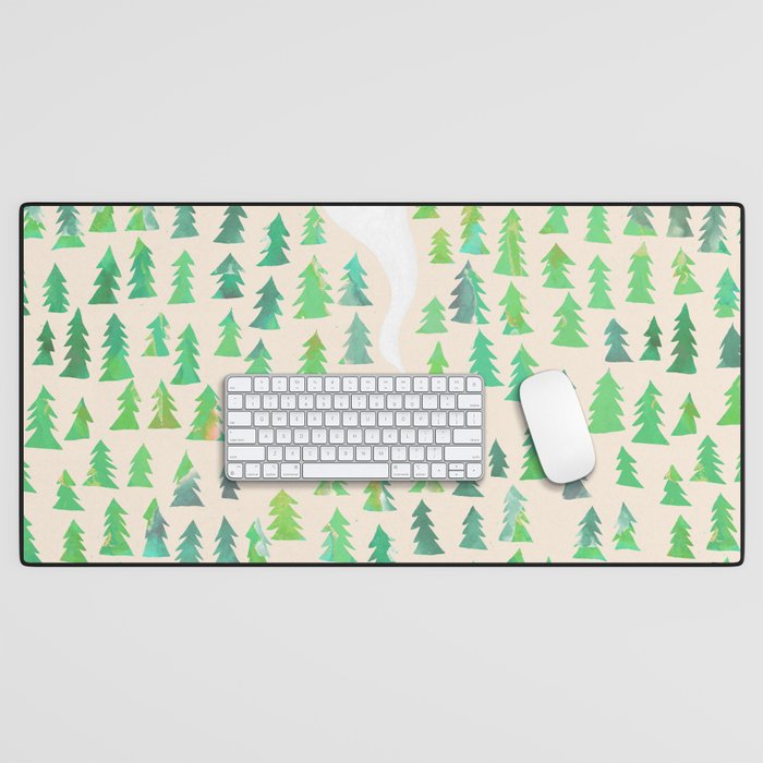 Alone in the woods Desk Mat Gallery Image 1