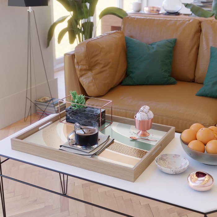 Patterned Rainbow Serving Tray Gallery Image 2