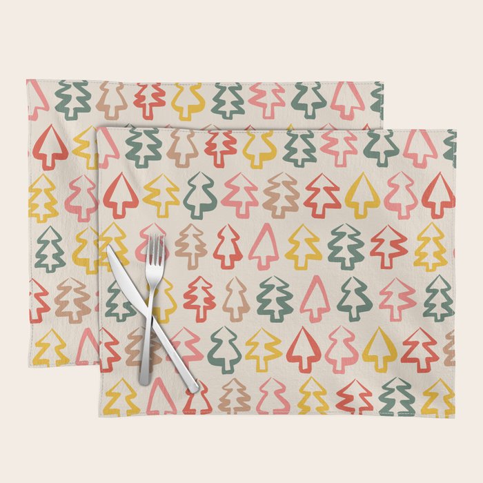 Christmas Trees Placemat Gallery Image 1