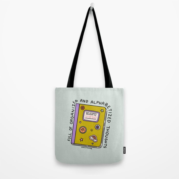 Virgo Notebook Tote Bag Gallery Image 2
