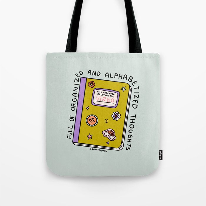 Virgo Notebook Tote Bag Gallery Image 1
