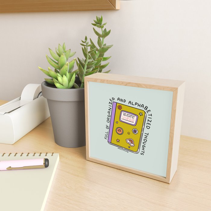 Virgo Notebook Mini Art Print Gallery Image 2