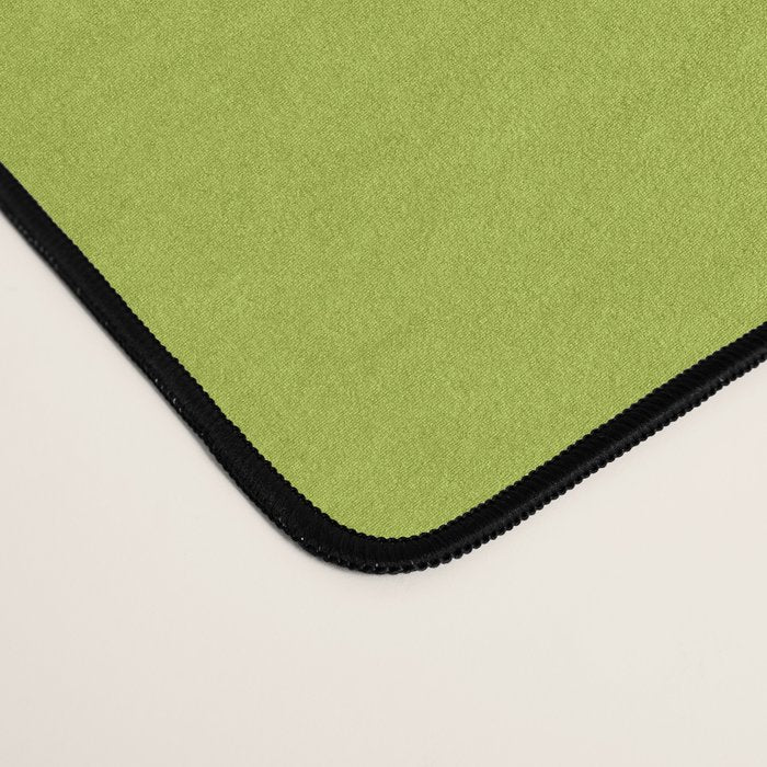 Chartreuse Green Solid Color Desk Mat Gallery Image 4