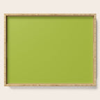 Chartreuse Green Solid Color Serving Tray Gallery Image 1