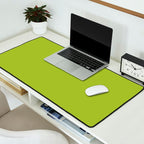 Chartreuse Green Solid Color Desk Mat Gallery Image 2
