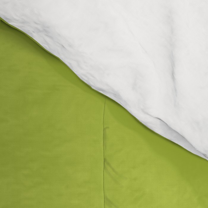 Chartreuse Green Solid Color Comforter Gallery Image 4