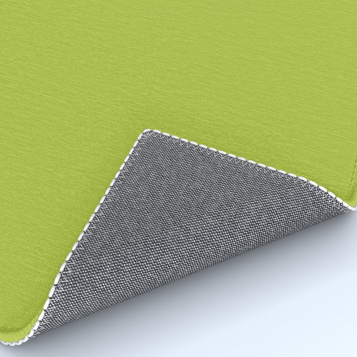 Chartreuse Green Solid Color Rug Gallery Image 4