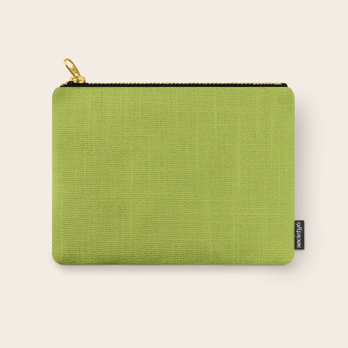 Chartreuse Green Solid Color Carry All Pouch Gallery Image 1