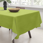 Chartreuse Green Solid Color Tablecloth Gallery Image 3