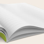 Chartreuse Green Solid Color Notebook Gallery Image 2