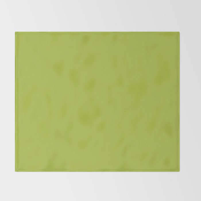 Chartreuse Green Solid Color Throw Blanket Gallery Image 2