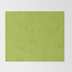 Chartreuse Green Solid Color Throw Blanket Gallery Image 2