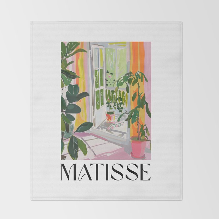 Morning Light - Matisse Inspired Throw Blanket Gallery Image 2