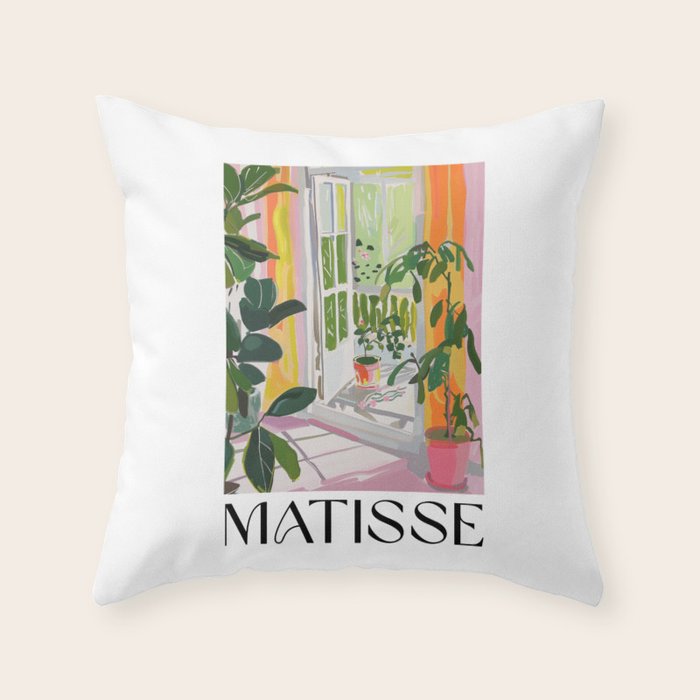 Morning Light - Matisse Inspired Throw Pillow Gallery Image 1