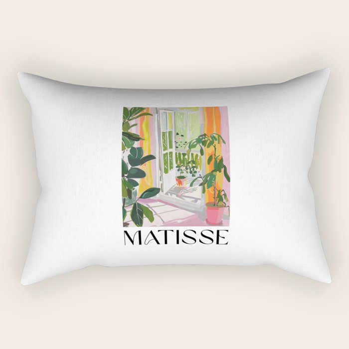 Morning Light - Matisse Inspired Rectangular Pillow Gallery Image 2