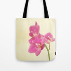Pink Orchid Tote Bag Gallery Image 1