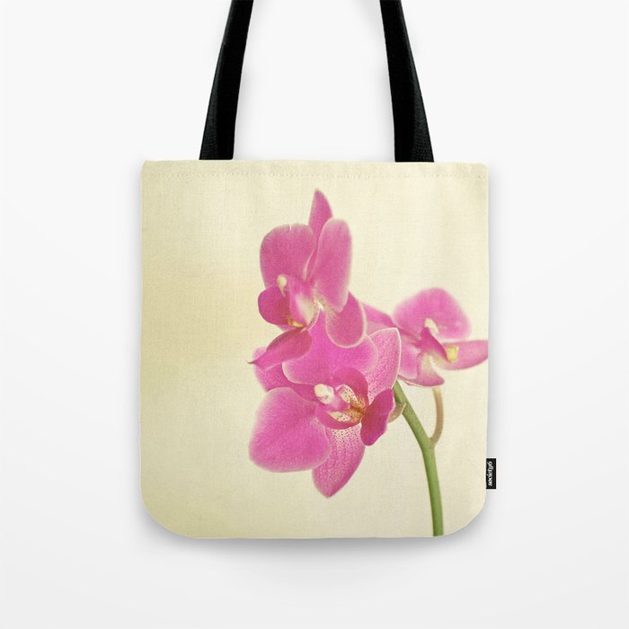 Pink Orchid Tote Bag Gallery Image 1