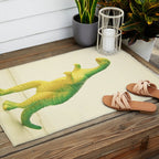 Dinosaur Attack Outdoor Rug Gallery Image 2