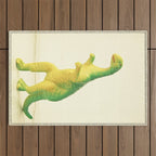 Dinosaur Attack Outdoor Rug Gallery Image 1