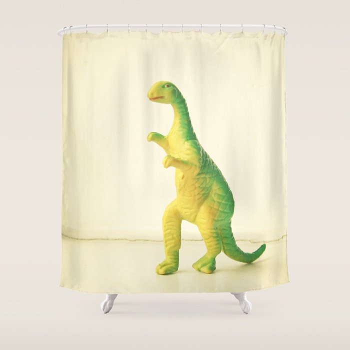 Dinosaur Attack Shower Curtain Gallery Image 1
