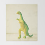 Dinosaur Attack Throw Blanket Gallery Image 2