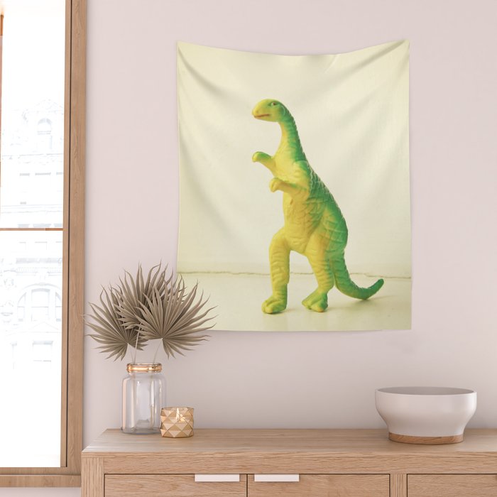 Dinosaur Attack Wall Tapestry Gallery Image 2