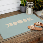 Minimal Moon Phases IX Outdoor Rug Gallery Image 2