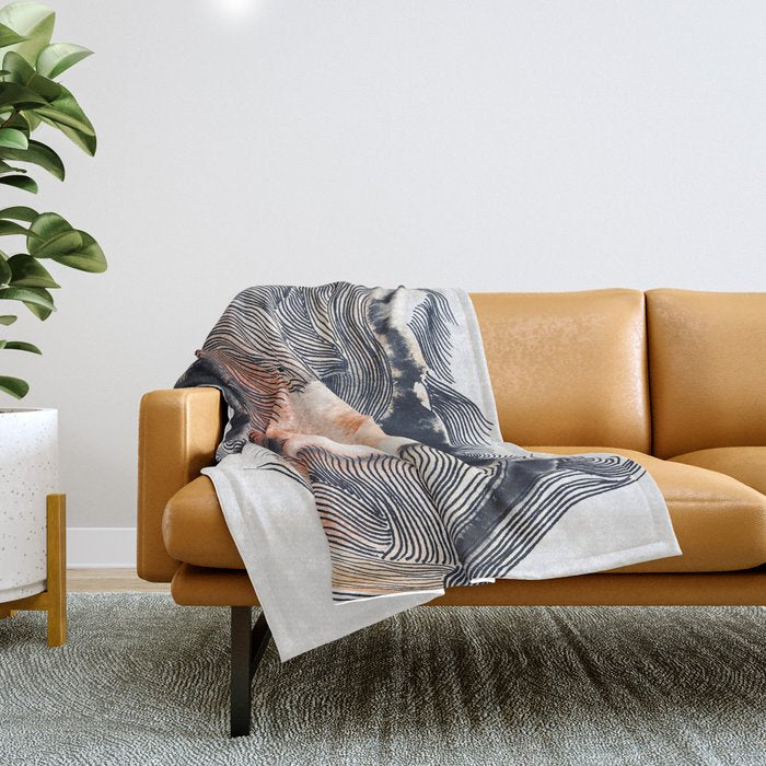 no one around Throw Blanket Gallery Image 1