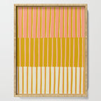 Peach, Tulip & Cream | PATTERN 09: The Retro Edition Serving Tray Gallery Image 1