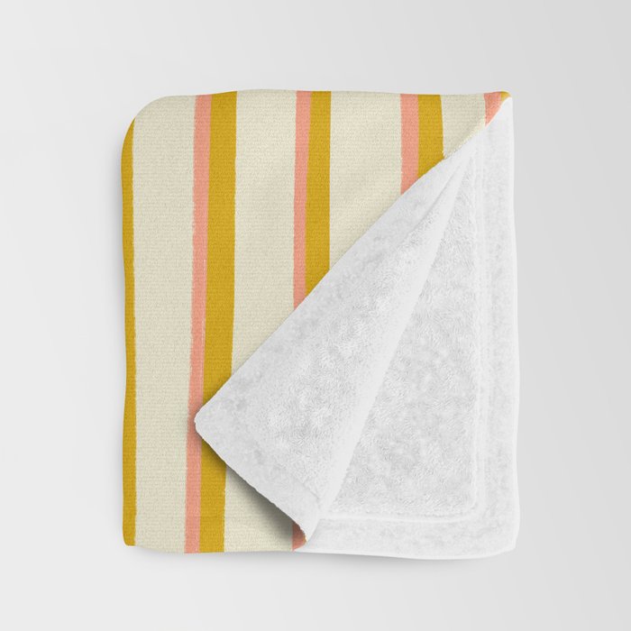 Peach, Tulip & Cream | PATTERN 09: The Retro Edition Throw Blanket Gallery Image 3