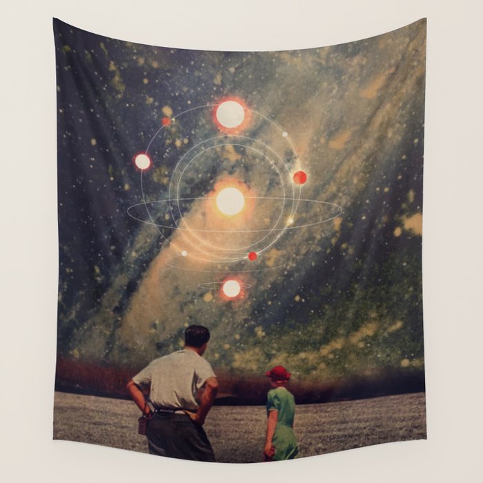 Light Explosions In Our Sky Wall Tapestry Gallery Image 1