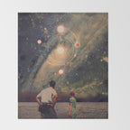 Light Explosions In Our Sky Throw Blanket Gallery Image 2