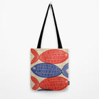 Red Fish, Blue Fish Tote Bag Gallery Image 2
